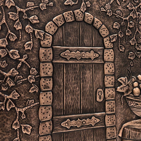 Fobest Handmade Copper Backsplash Kitchen Backsplash Wall Art Vineyard Design -BK6 - -Fobest Appliance