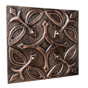 Fobest Handmade Copper Backsplash Kitchen Backsplash Wall Art Vintage Coss Design-BK9 - -Fobest Appliance