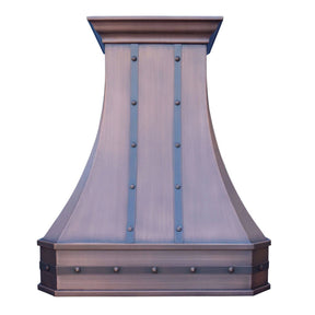 Fobest Instock  Copper Range Hood FCP-7 (42"W x 27"D x 48"H) - Instock Range Hood-Fobest Appliance