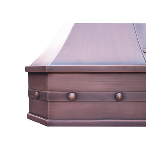 Fobest Instock  Copper Range Hood FCP-7 (42"W x 27"D x 48"H) - Instock Range Hood-Fobest Appliance