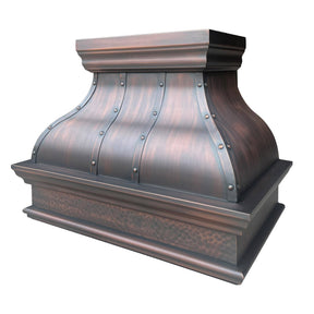 Fobest Instock Copper Range Hood FCP-8 (36"W x 21"D x 27"H) - Instock Range Hood-Fobest Appliance