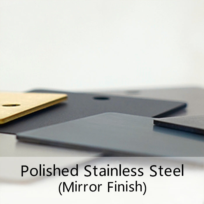 polished stainless steel color