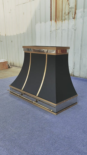 Fobest Black Range Hood Stainless Steel Band FSS-255