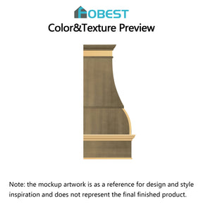 Fobest Custom Range Hood-FSS-279 Brass Metal Range Hood 50% Deposit Custom Link for Miguel