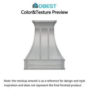 Fobest Custom Range Hood-FSS-8 Stainless Steel Range Hood  Metal Range Hood Custom Link