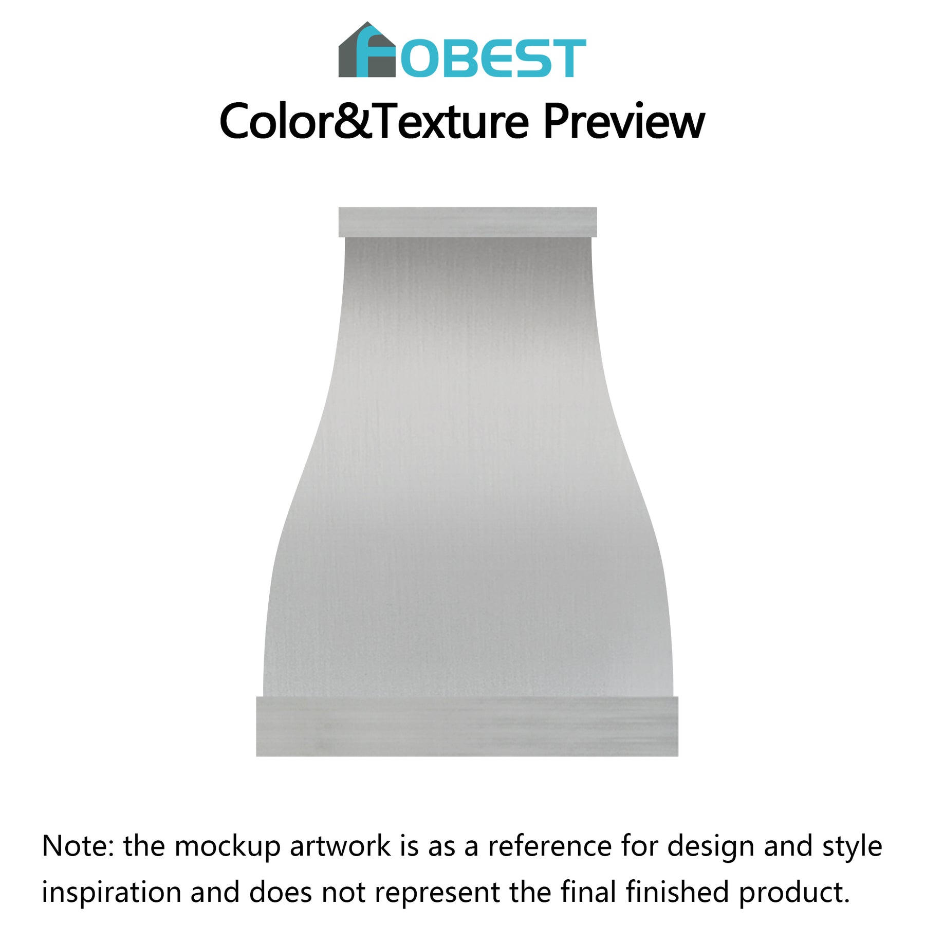 Fobest Custom Range Hood-FSS-439-Stainless Steel  Metal Range Hood Custom Link for Emily