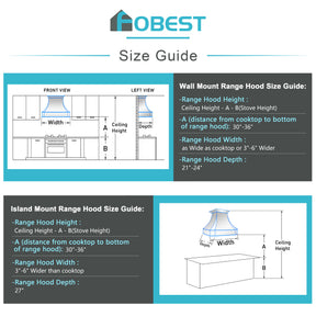 Fobest Custom Copper Range Hood with Box Design FCP-68