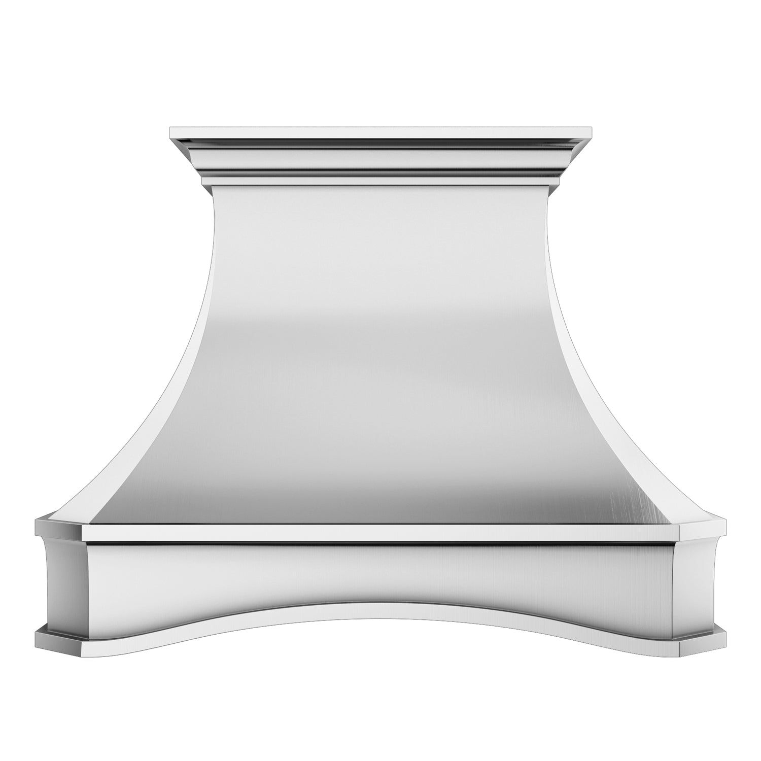 Arched range hood shape